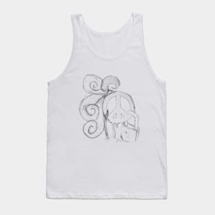 Peace Smoke Melt Lock: Being peace not being obsessed with peace Tank Top